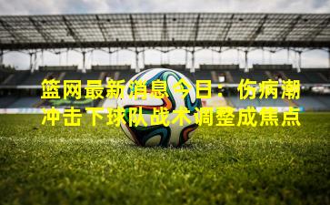 篮网最新消息今日:伤病潮冲击下球队战术调整成焦点